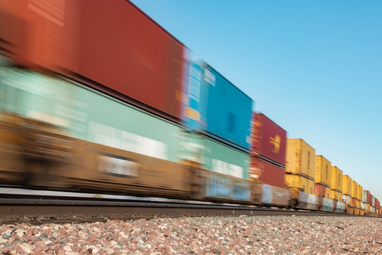 A,Freight,Train,Transports,Goods,Via,Rail.